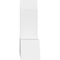Ekena Millwork Portland Architectural Grade PVC Gable Bracket, 36"W x 19 1/2"H x 6"D x 6"F, 13/12 Pitch GBP036X20X0606POR00 - alternate 3